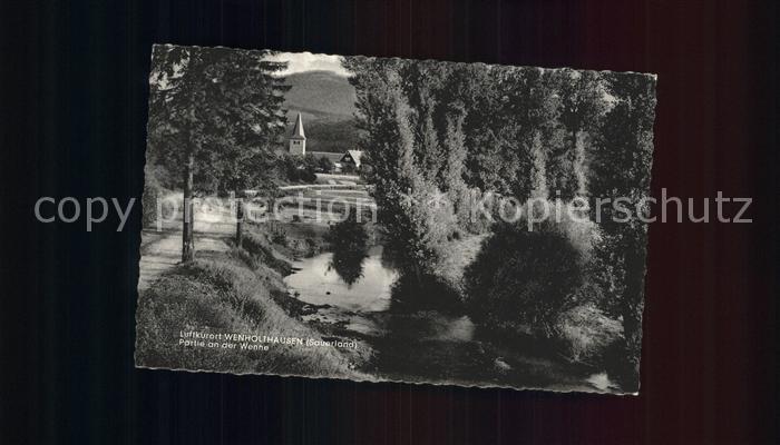 Wenholthausen Partie an der Wenne Luftkurort