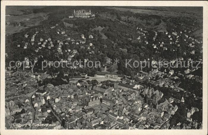 Coburg Bayern Fliegeraufnahme