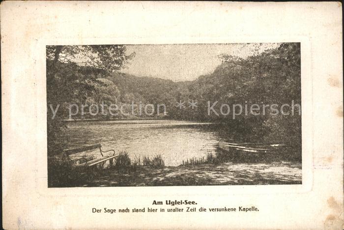 Uglei See mit der 600jaehrigen Rieseneiche Sage