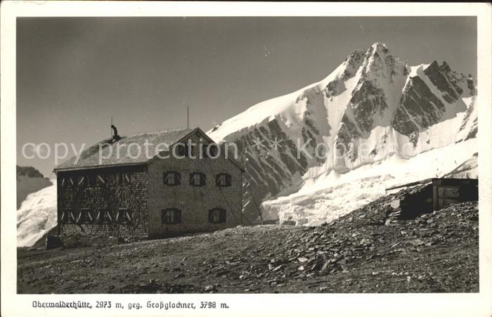 Oberwalderhuette Berghaus am Grossglockner
