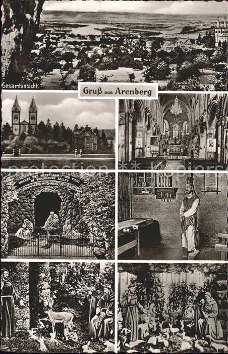 Arenberg Koblenz Gesamtansicht Kloster Grotte Einsiedelei