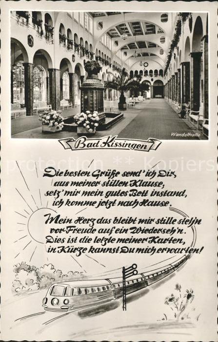 Bad Kissingen Wandelhalle Gedicht