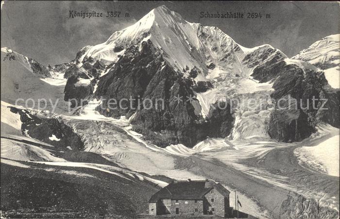 Sulden Solda Schaubachhuette Koenigsspitze