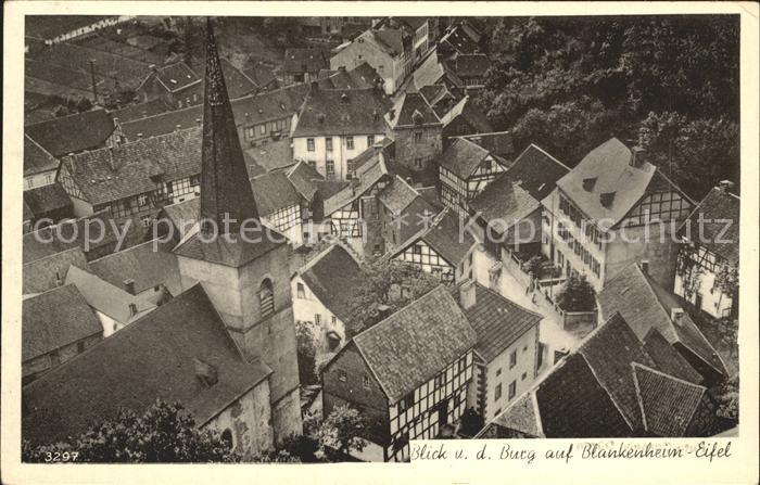 Blankenheim Eifel Blick von der Burg