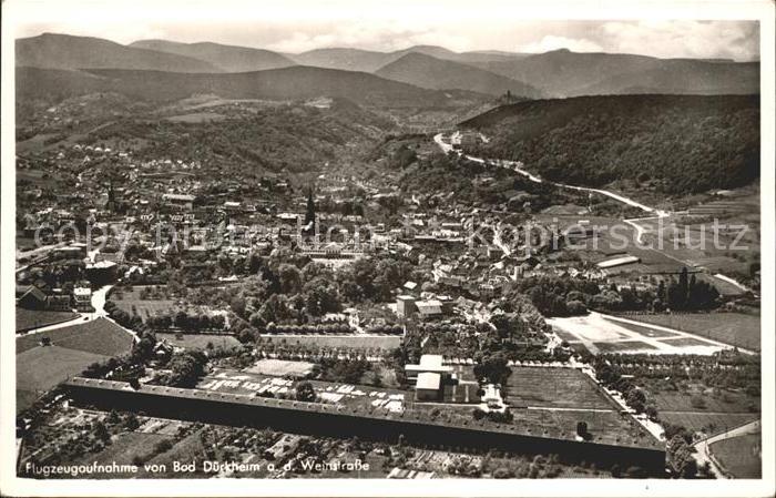 Bad Duerkheim an der Weinstrasse Fliegeraufnahme