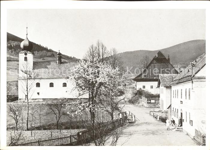 Wermsdorf Partie an der Kirche