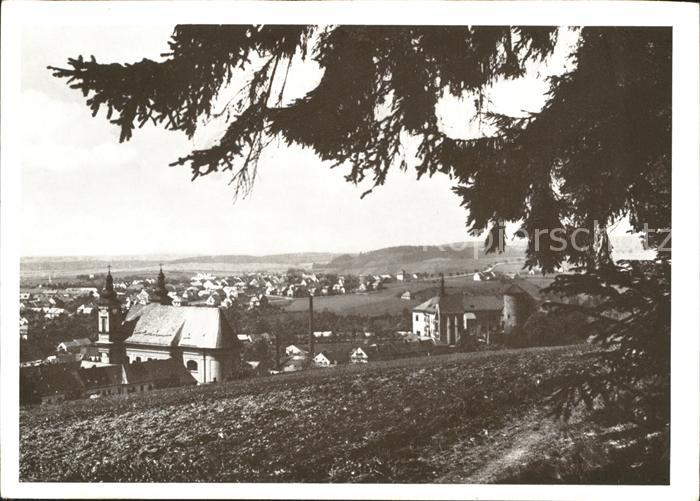 Sternberg Maehren Pfarrkirche und Schloss