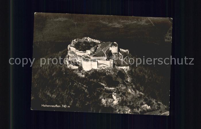 Neuffen Burg Hohenneuffen Fliegeraufnahme