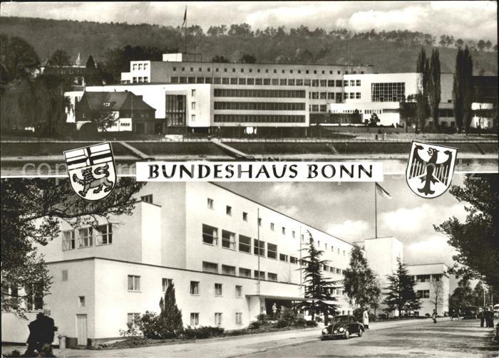 Bonn Rhein Bundeshaus Wappen