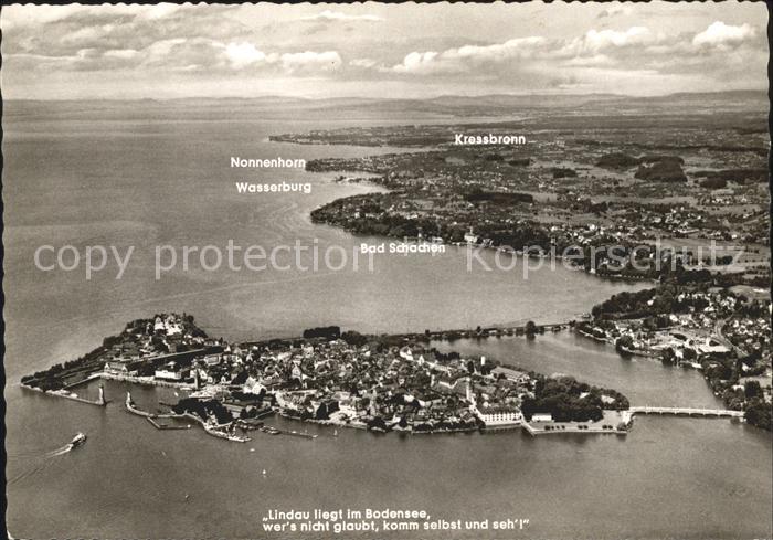 Lindau Bodensee Fliegeraufnahme