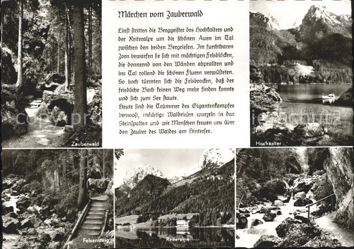BERCHTESGADEN Bayern Maerchen vom Zauberwald Hochkalter Reiteralpe Wildbach