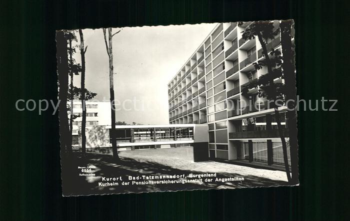 Bad Tatzmannsdorf Burgenland Kurheim der Pensionsversicherungsanstalt der Angest