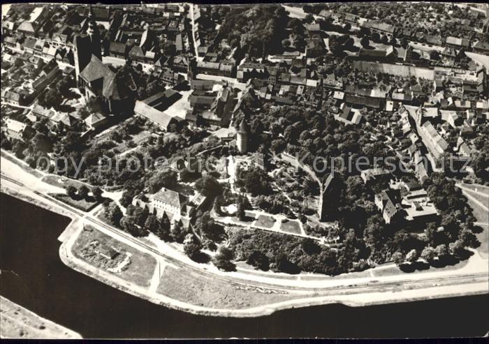 Tangermuende Fliegeraufnahme Luftbildkalender 1978