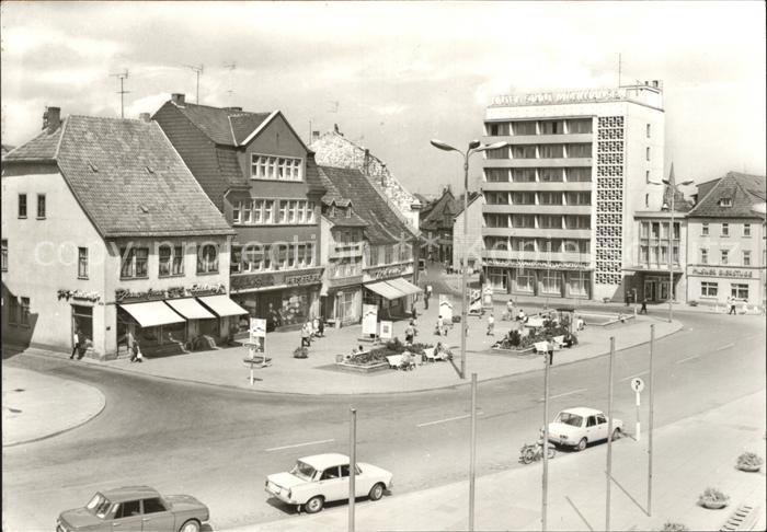 Muehlhausen Thueringen Wilhelm Pieck Platz Thomas Muentzer Stadt
