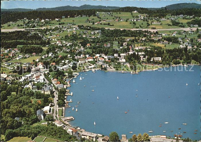 Velden Woerthersee Fliegeraufnahme Kurort