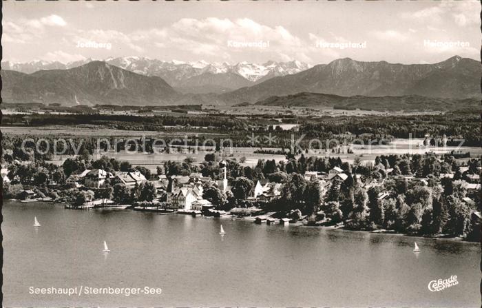 Seeshaupt Sternberger-See Fliegeraufnahme