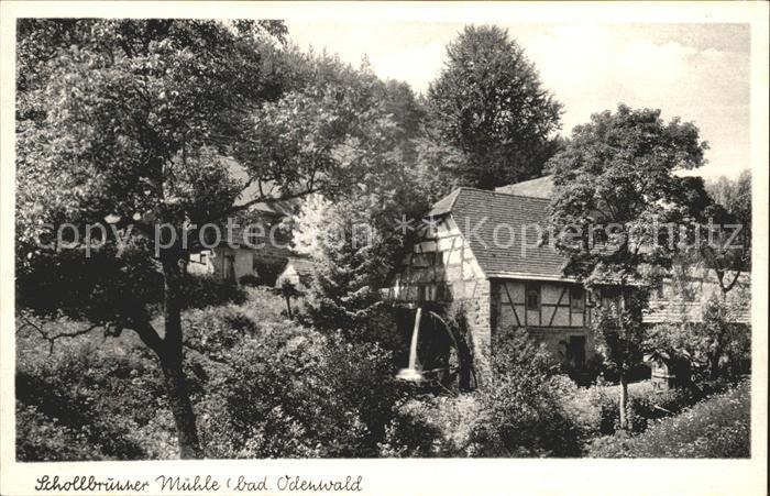 Schollbrunn Waldbrunn Schollbrunner Muehle