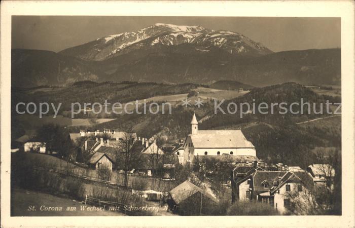 St Corona Wechsel Schneeberg