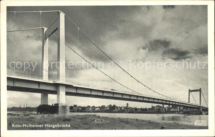 Muelheim Koeln Haengebruecke