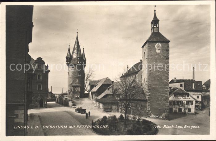 Lindau Bodensee Diebsturm Peterskirche