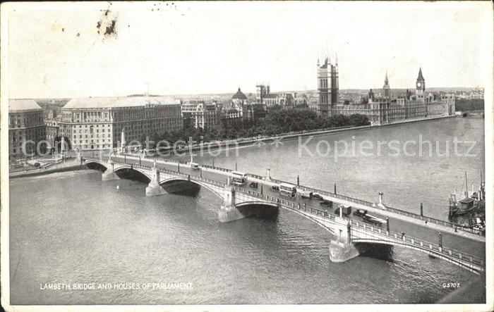 London Lambeth Bridge Houses Parliament
