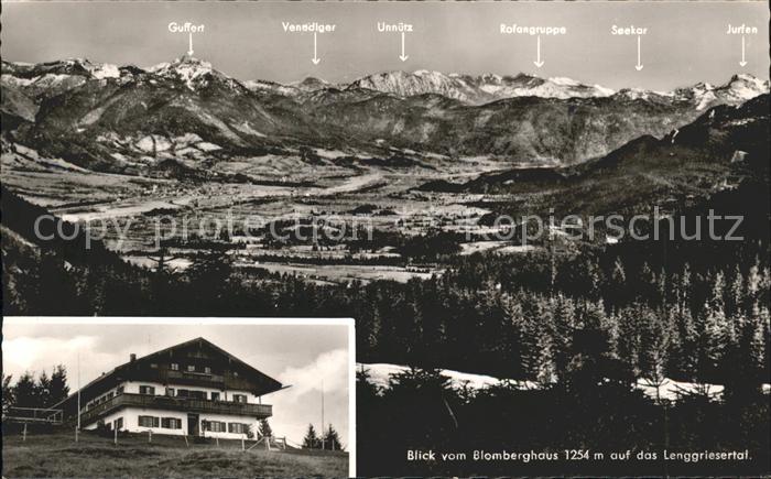 Lenggries Berggasthof Blomberghaus Guffert Venediger Unnuetz