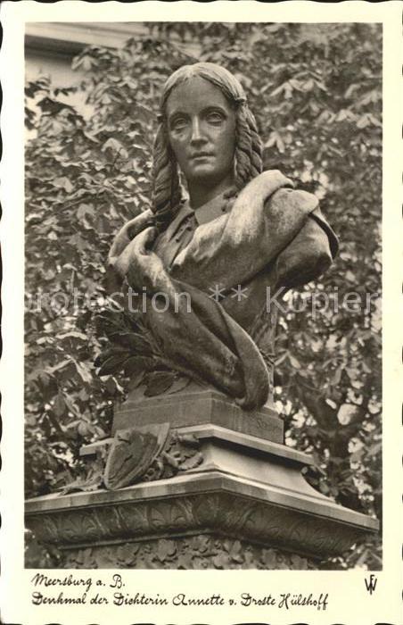 Meersburg Bodensee Denkmal Dichterin Annette Droste Huelshoff