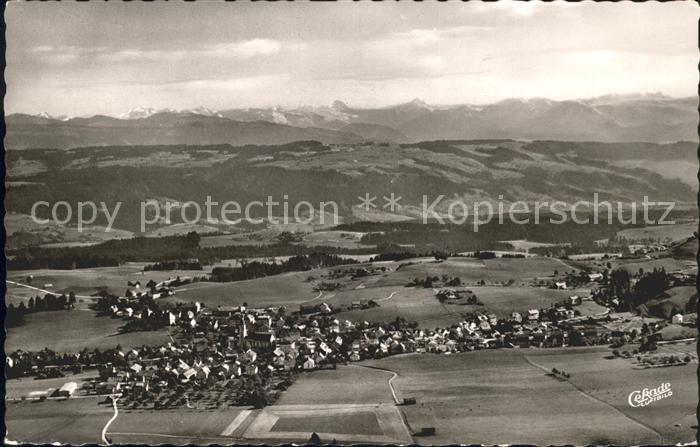 Scheidegg Allgaeu Fliegeraufnahme