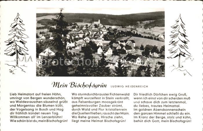Bischofsgruen Blick Huegelfelsen Gedicht Ludwig Heidenreich