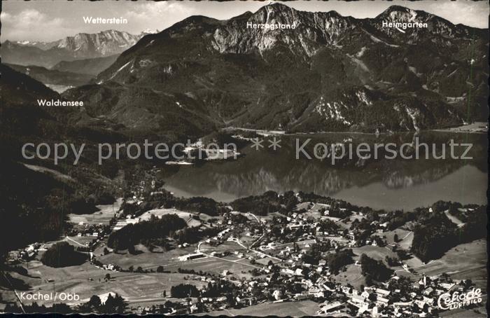 Kochel See Fliegeraufnahme