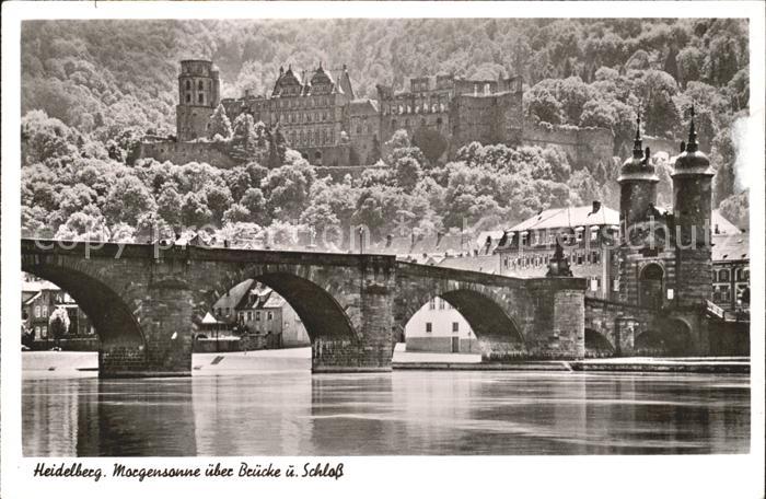Heidelberg Neckar Bruecke Schloss