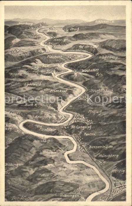 Besseringen Panoramakarte Muenchberg Kranz Maunert