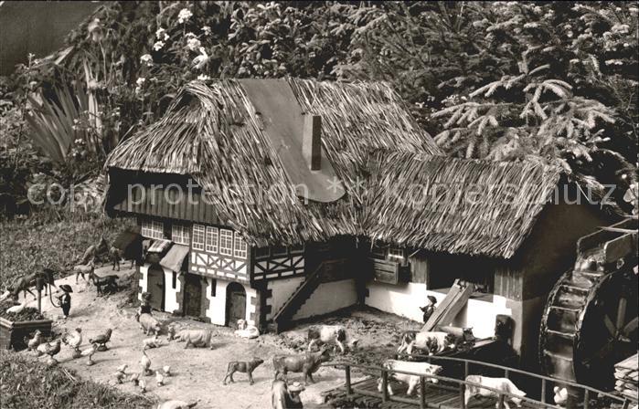 FREUDENSTADT BW Schwarzwaldmuehle Modell G. Buehrle