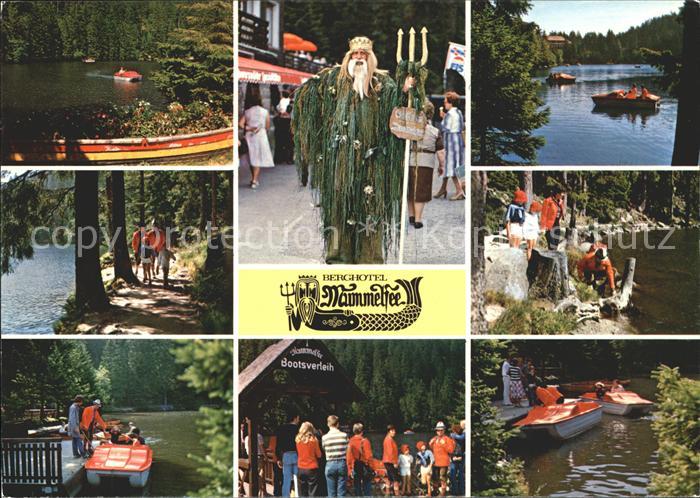 Mummelsee Boote Kostuem Wassermann Bootsverleih