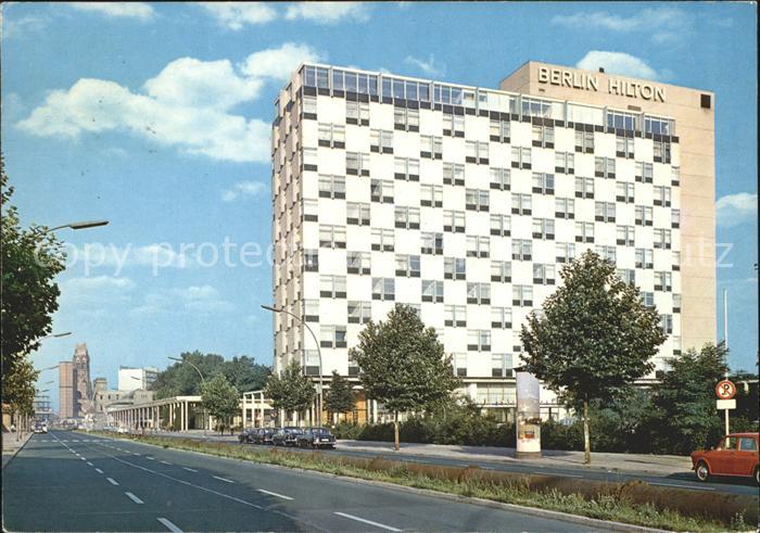 BERLIN CITY Budapesterstrasse Hotel Berlin Hilton Kaiser Wilhelm Gedaechtniskir