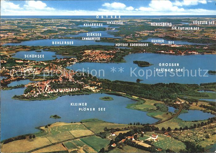 Ploen See Kl Gr Ploener Behlersee Schoeh- Keller- Suhrere See
