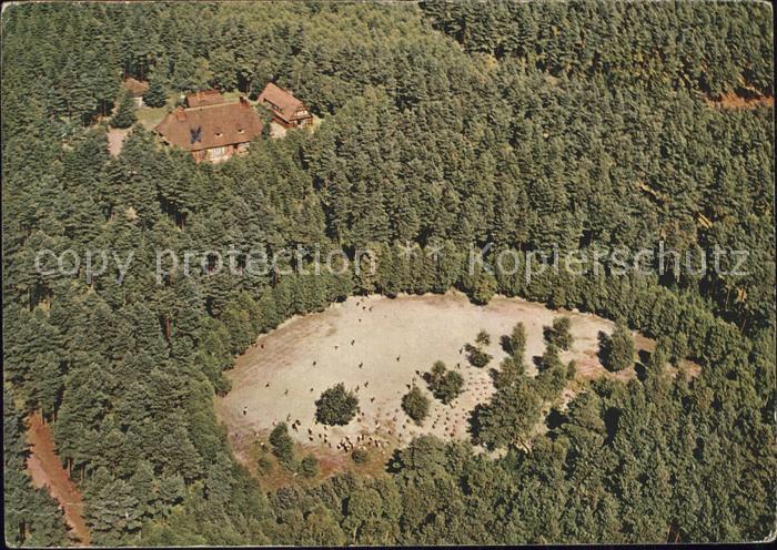 Lueneburger Haide Jugendherberge Hoesseringen Fliegeraufnahme