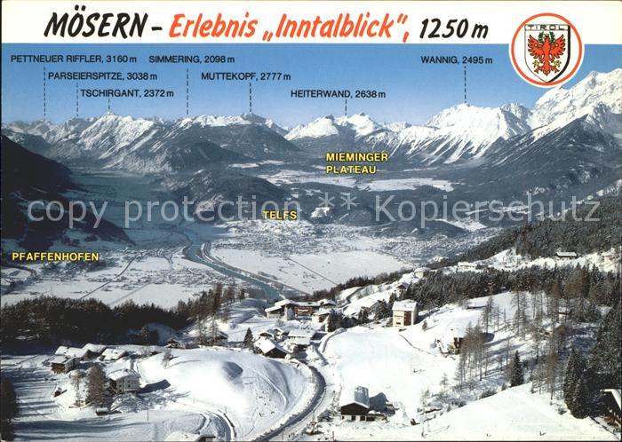 Moesern Erlebnis Inntalblick Telfs Mieminger Plateau Pfaffenhofen Mutterkopf Hei