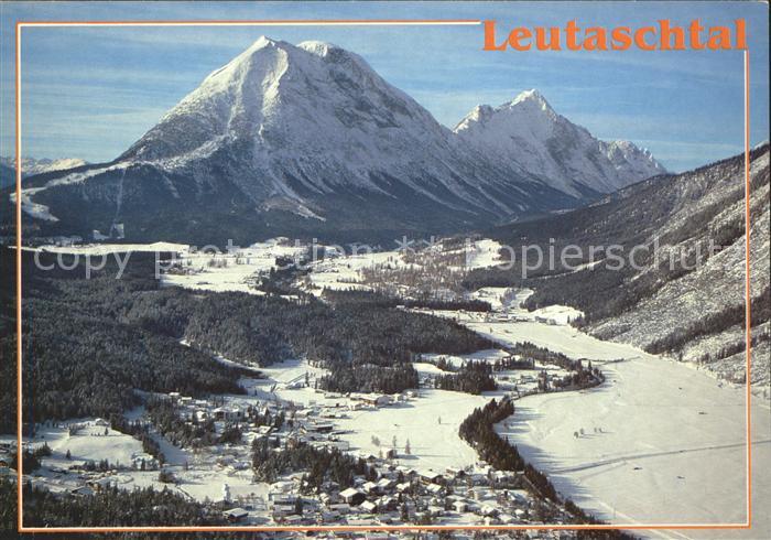 Leutasch Weidach Hohe Munde Hochplattig Fliegeraufnahme