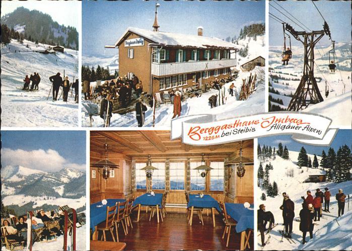 Steibis Oberstaufen Bayern Berggasthaus Imberg Skilift Haushang