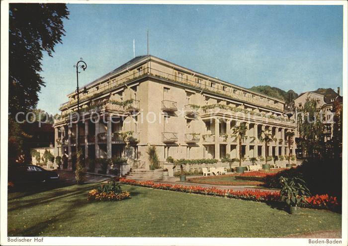 BADEN-BADEN BW Badhotel Badischer Hof