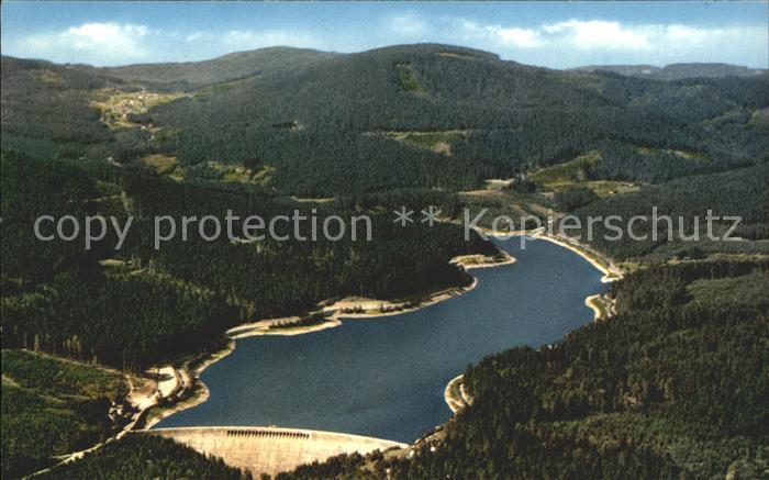 Forbach Baden Fliegeraufnahme Talsperre