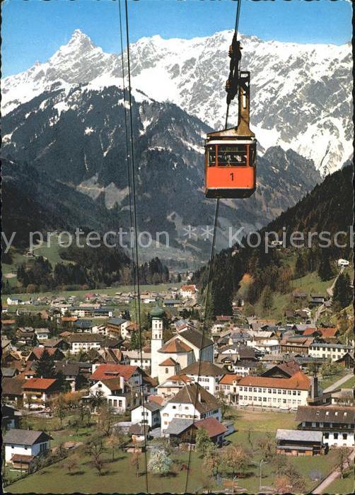 Schruns Vorarlberg Montafoner Hochjochbahn Zimba Vandanser Steinwand