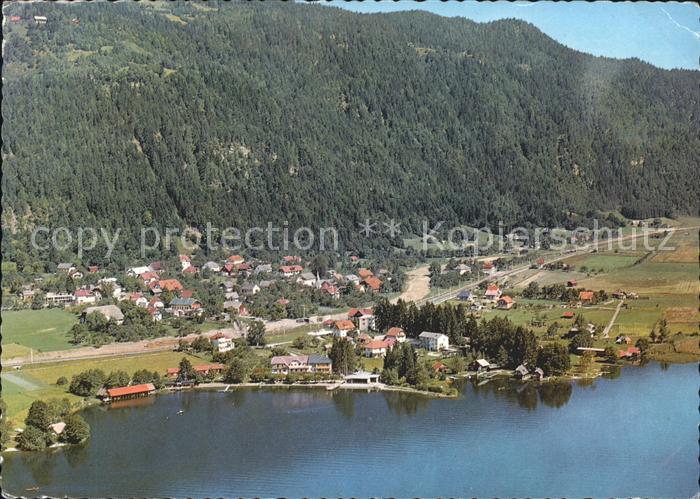 Steindorf Ossiacher See Fliegeraufnahme