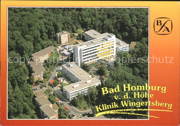 Bad Homburg Fliegeraufnahme Klinik Wigertsberg