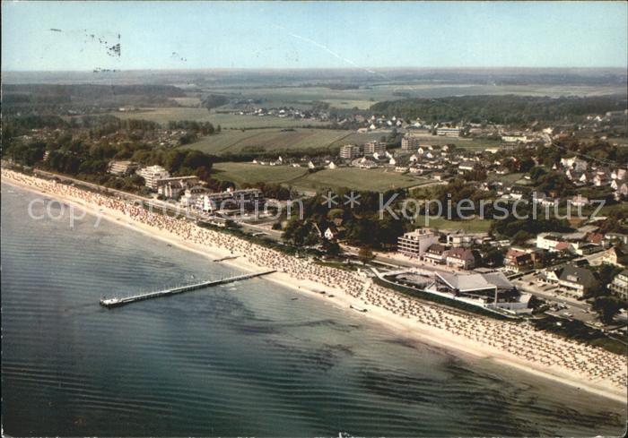 Scharbeutz Ostseebad Fliegeraufnahme Meerwasser Wellenbad