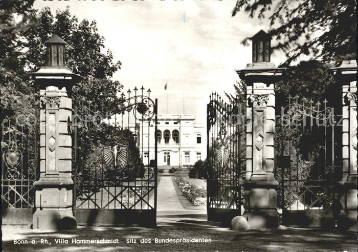 Bonn Rhein Villa Hammerschmidt Sitz Bundespraesidenten