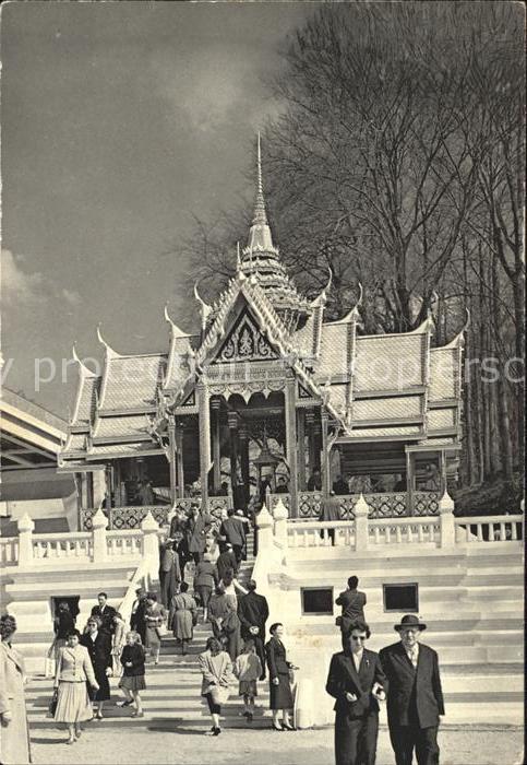 Bruxelles Bruessel Exposition Universelle Pavillon Thailand