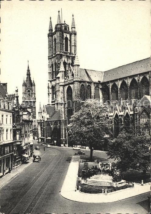 Gand Belgien St Bavo Kathedrale Belfried