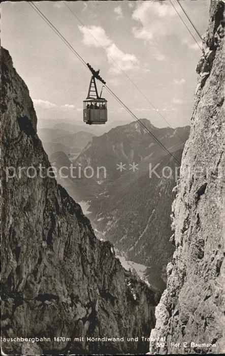 Seilbahn Rauschberg Hoerndlwand Trauntal